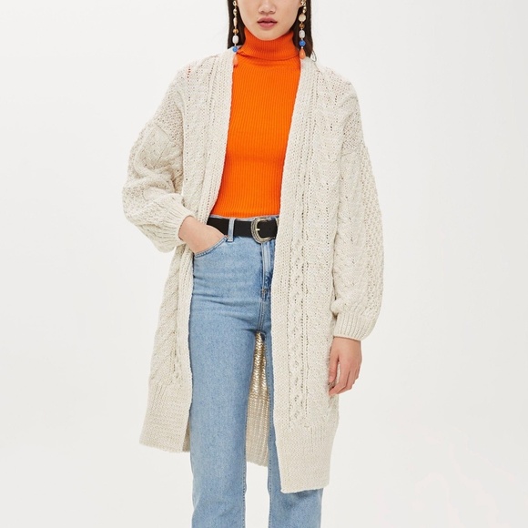 topshop cable knit sweater